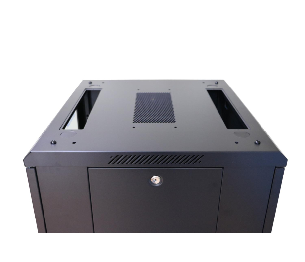 Extralink Szafa rack 27U 600x600 czarna stojąca EX.14749 - 598517 - zdjęcie 7
